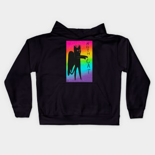 MothCat: A LongCat and MothMan Mashup Kids Hoodie